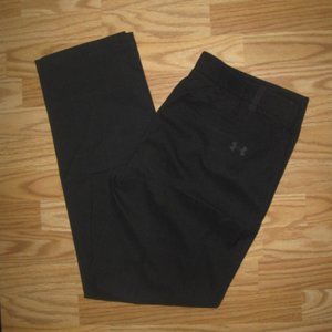 Under Armour Black with Blue & White Squares Pants